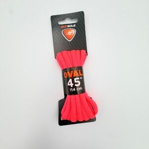 Sof Sole Oval Shoe Laces Neon Pink 45 Inch Athletic Sneaker Laces 84414 NEW